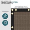 ECOOPTS 4'x97' Privacy Fence Screen Windscreen with Copper Grommets, Fit