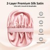 RosyReeds Satin Bonnet for Sleeping Women with Tie Band (Pink)