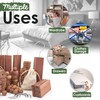 ecoKiwi Cedar Blocks for Clothes Storage Mega Bundle Box -