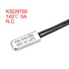 sourcing map KSD9700 Thermostat 140°C N.C 5A Metal Bimetal Temperature