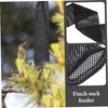 Totority 6Pcs Drawstring Mesh Bag for Birds Feeder Convenient Food