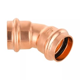 Efield 5 PCS EFIELD 1" X 1" Press Fit 45 Degree Elbow Copper Fittings, No Lead