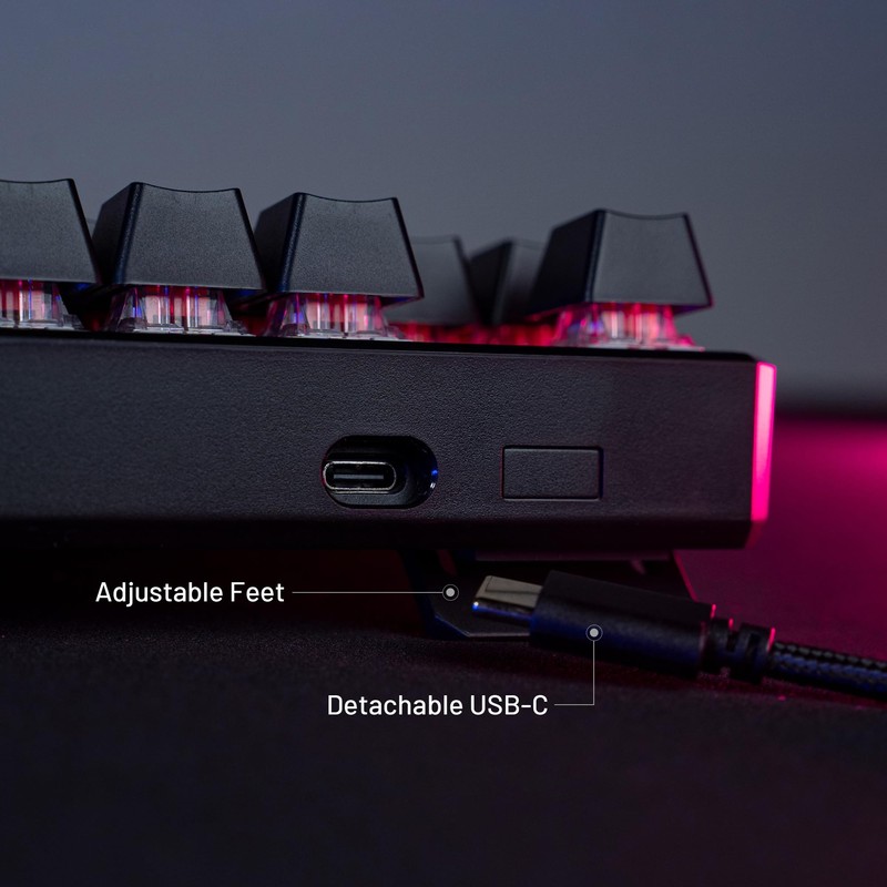 TECWARE Phantom+ 87 Key Mechanical Gaming Keyboard, RGB led, TKL