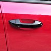 JUIVEEL 4Pcs Glossy Black Style ABS Car Exterior Door Handle