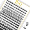 B&Q Pestañas Postizas en Racimos 280PCS Set de Extensiones de
