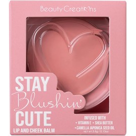 Beauty Creations Stay Blushin' Cute Bálsamo para Labios y Mejillas – Rubor en Crema Multiusos – 3.6g- As Usual