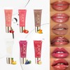 Fruit Flavor Lip Gloss, 6 Counts/set Moisturizing Nourishing Lip Glaze,