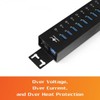 Vantec 13-Port USB 3.0 Aluminum Hub (All Data/Charging BC 1.2),