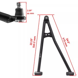 Caltric Front Control Arm For Polaris General 1000 16-2023 / 4 1000 17-2022 Lower Right