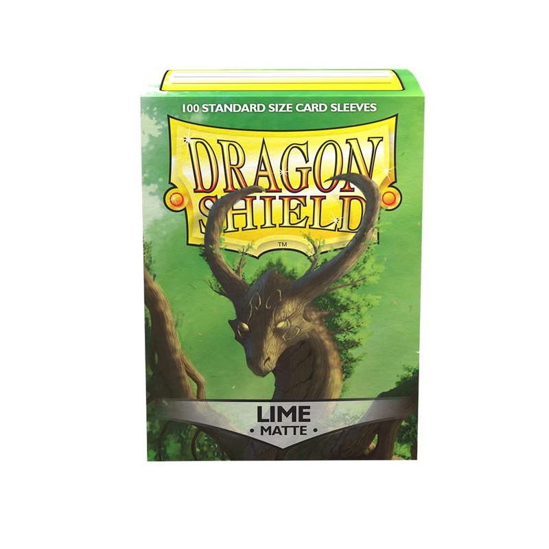 Arcane Tinmen AT-11038 Dragon Shield Standard Size Matte Lime (100