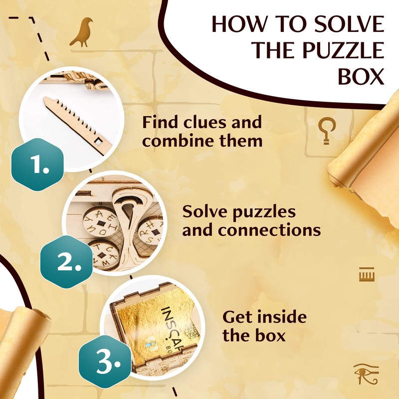 INSCAPE Pharaoh´s Secret Puzzle Box - Escape Room in A