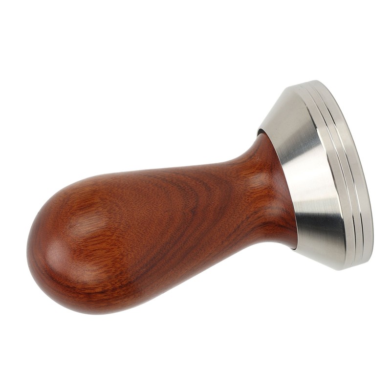 Coffee Tamper with Wooden Handle Detachable Comfortable Grip Easy To