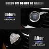 TOMALL Bling Car Engine Start Button Cover Diamond Interior Crystal