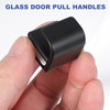 PATIKIL 15/16" Glass Door Pull Handle, Stainless Steel 2Pcs No