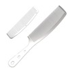 2 Pieces Stainless Steel Hairdressing Combs for Men Women with