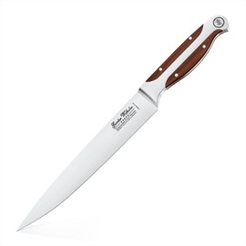 Gunter Wilhelm 8" Carving Knife – Brisket Carving Knives for Meat & Turkey, German Steel Knife, BBQ Knives for Fruits & Vegetables with Full Triple Tang Pakkawood Handle – Executive Chef Series