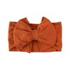 RuffleButts Rust Big Bow Headband - One Size