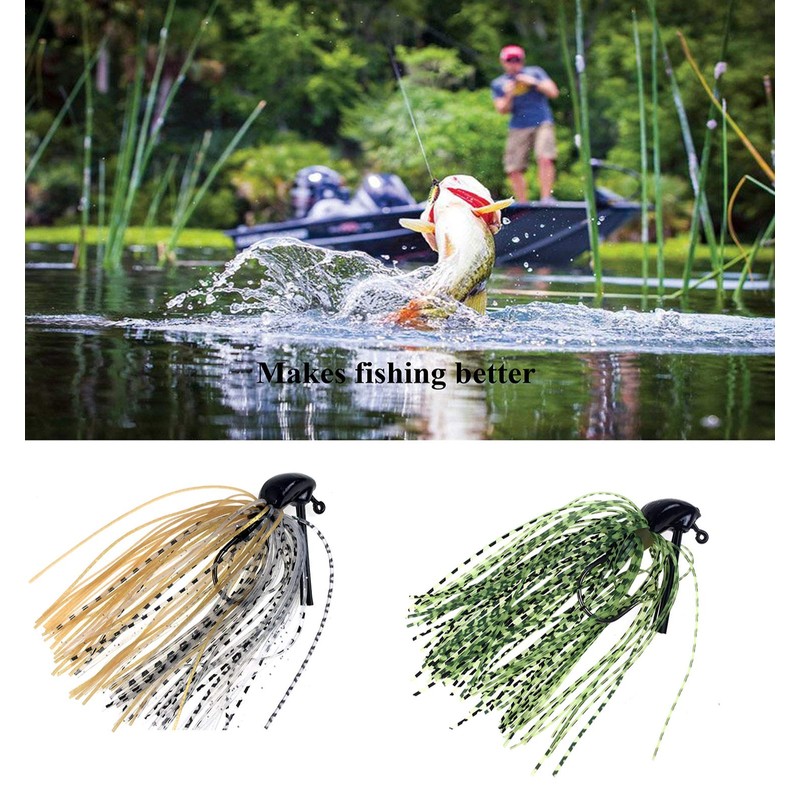 THKFISH Kunstköder Set Angeln Jigs Künstlicher Köder Angelköder Angelhaken A-14g