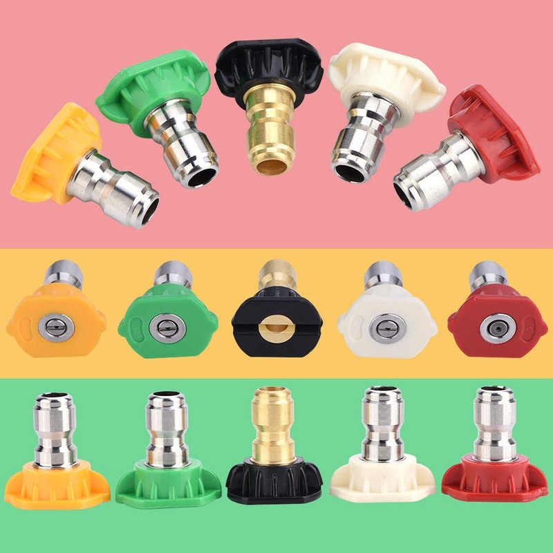Pressure Washer Nozzle Nozzles, Cleaning Machine, 5-Piece Pressure Tip for