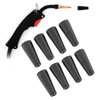 8Pcs Flux Core Welding Gasless Nozzle Self Protection MIG Welding