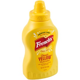 French's Classic Yellow Mustard Squeeze Bottle, 8 oz (12 pack)