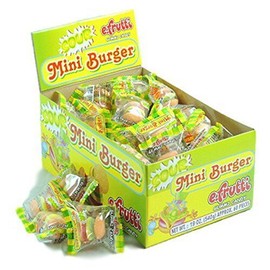 efrutti E.Frutti, Sour Mini Burger Gummi, Count 60 (0.31 oz) - Sugar Candy / Grab