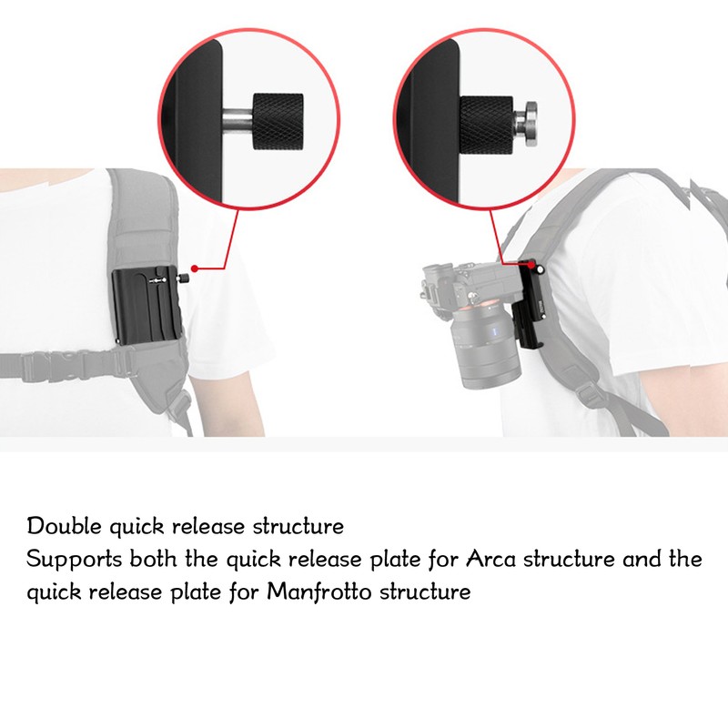 Camera Quick Release Base Plate Aluminum Alloy Quick Release Baseplate