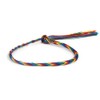 V Colorful Border Braided Misanga Rainbow Rainbow Bracelet Anklet Wristband