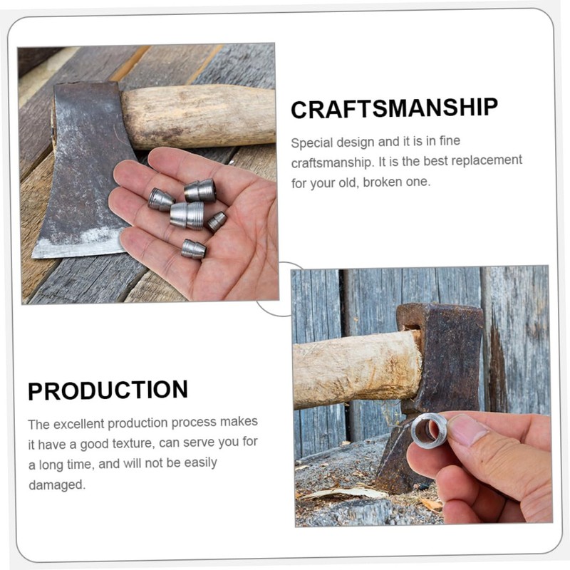 BESPORTBLE 3sets Round Wedge Camping Hammer Wedges Round Axe Handle