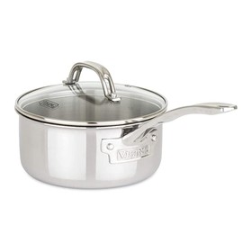 Viking 3-Ply Stainless Steel Sauce Pan with Glass Lid, 1.5 Quart
