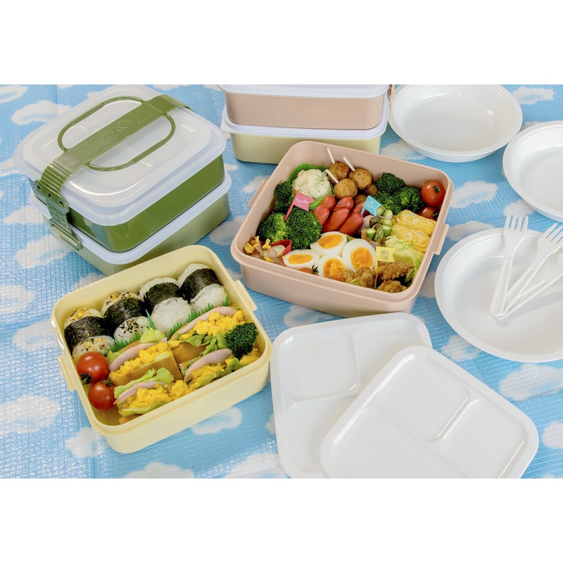 Sako Plastic Rio Pack Bento Lunch Box, Family Size