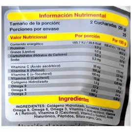 Colágeno Hidrolizado Tipo II Ácido Hialurónico 1 kg Maracuyá VitLife