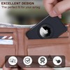PAIFIEVD Airtag Case Wallet Air Tag Keychain TPU Ultra Thin