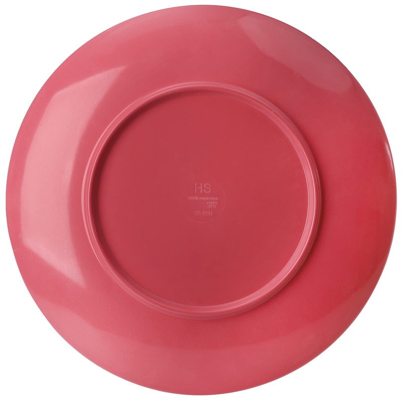 Peohud 6 Pack Melamine Plates, 11 Inches 100% Melamine Dinner
