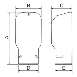 Panasonic DAS280H Wall Extraction Cover Parts for Air Conditioners
