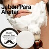 2 Piezas kit Afeitado Perfecto Jabon Crema Afeitar Barber Bigote