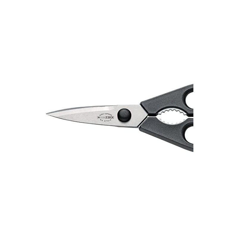 Dick 90084202 Kitchen Scissors, 8", 20 cm, Black