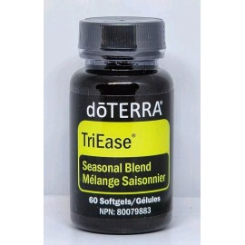 doTerra TriEase Seasonal Blend 60 Softgels New Factory Sealed Bottle