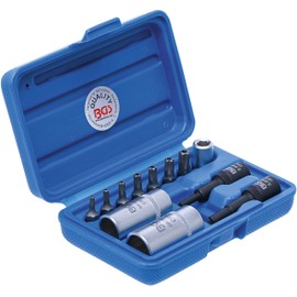 BGS 2275 Air Conditioner Tool Set, Silver/Black, Set of 12 Pieces