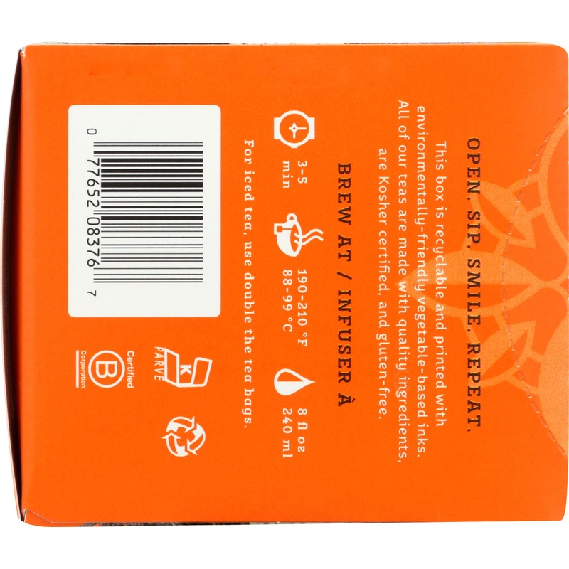 Stash Tea, Tea Pumpkin Spice Decaffeinated, 18 Count