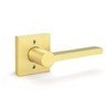 EHOMEWARE Gold Dummy Door Levers Interior Door Handles, Heavy Duty