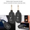 Wireless Audio Transmission Set with Receiver Transmitter for Electric Guitar