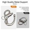 Firefighter SCBA Mask Quick Release Shackle, Genuine Leather Firefighter Mask