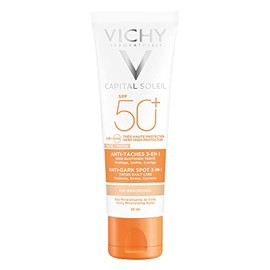 VICHY Protector Solar Facial Anti-manchas 3en1 Toque Seco con Color FPS 50+ Vichy Capital Soleil 50ml