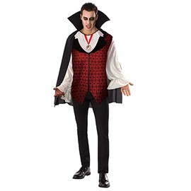 Rubie's Mens Adult Vampire Costume- Shirt, Cape & Medallion (X-Large (40-42))