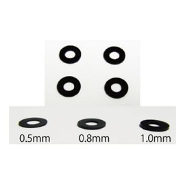 タミヤ(TAMIYA) TOP LINE ホイールスペーサー ブラック 0.5mm幅 TWS-05