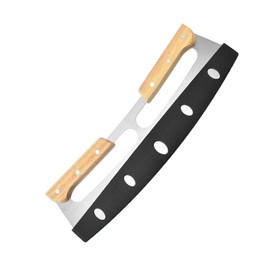 TopHomer Pizza Slicer Pizza Knife Cutter, Stainless Steel Pizza Cutter Rocker for Pizza Homemade Pasta Fudge Vegetable Lasagna Pies 35 x 11cm