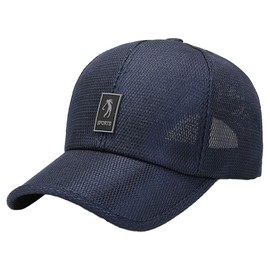 White Fang CA893 Golf Mesh Cap, Hat, Outdoors, Climbing, Walking, Fishing, Women's, Men's, navy