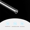 sourcing map Plastic Pipe Rigid Polycarbonate Round Tube Clear 0.16"(4mm)