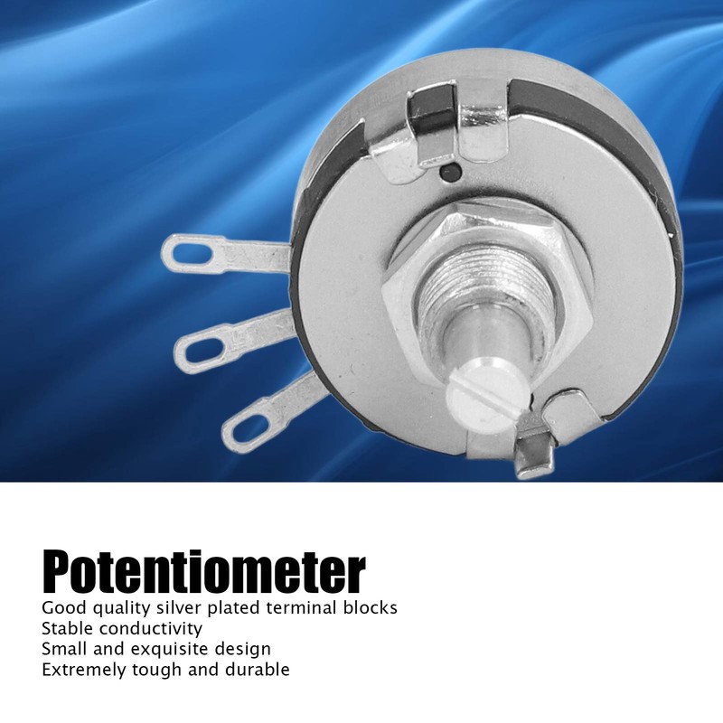 20Pcs Potentiometer Assortment Kit Single Turn Carbon Film Rotary Taper